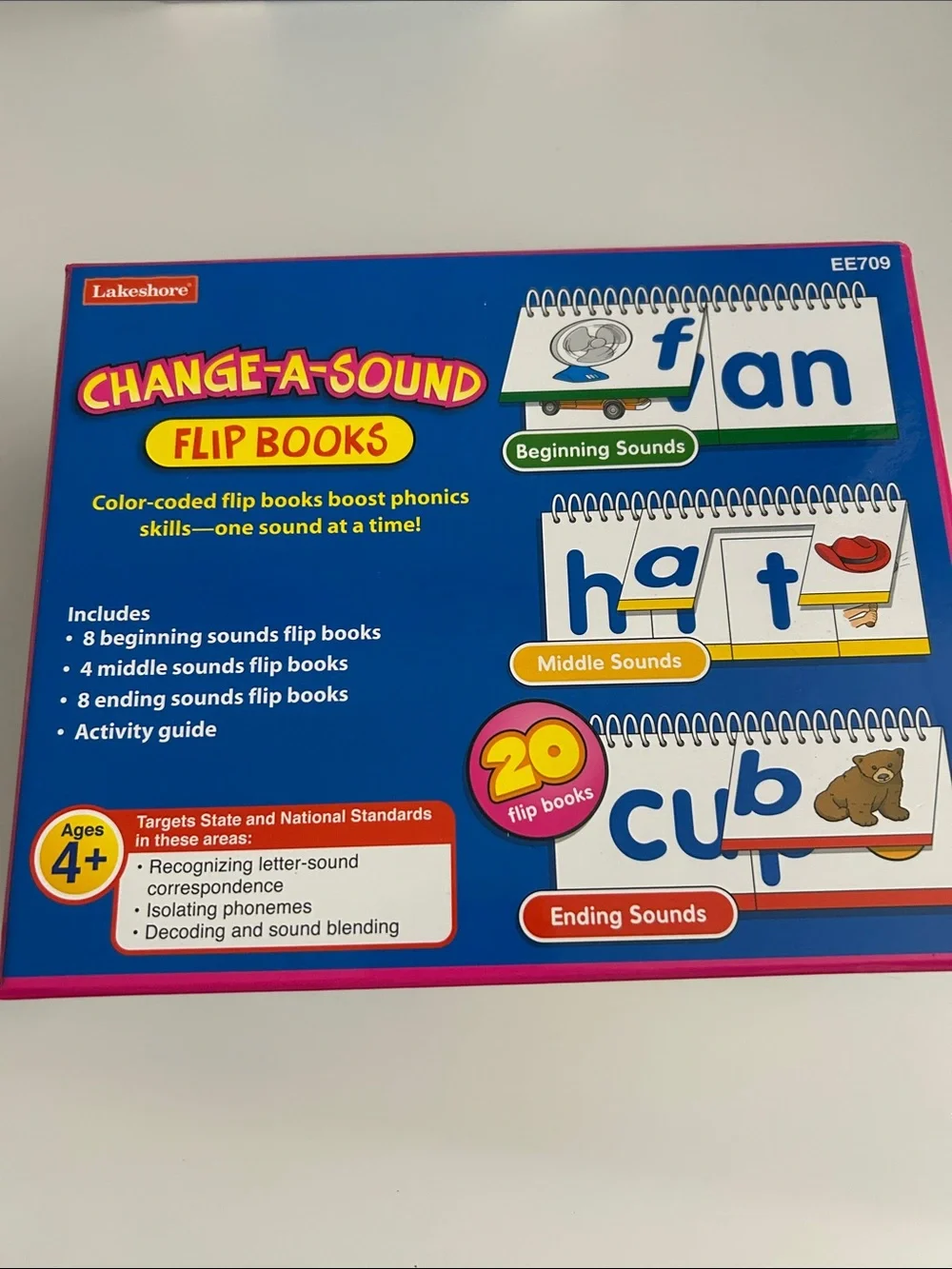 Lakeshore Change-A-Sounds Flip Books 20 Included Ages 4+